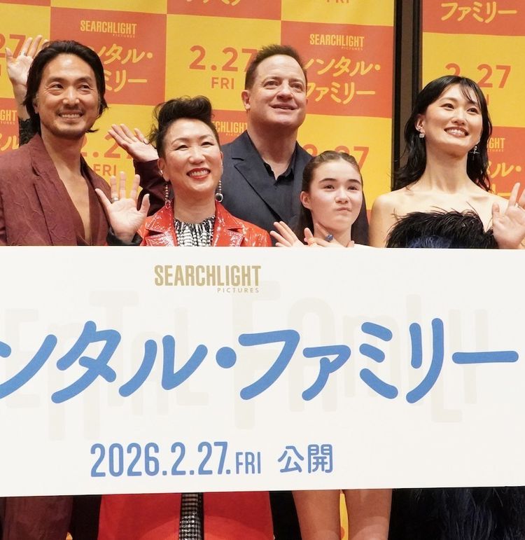 来日を果たしたブレンダン・フレイザー、『レンタル・ファミリー』チームへの愛あふれる！「僕が一員でいたい、唯一の家族」