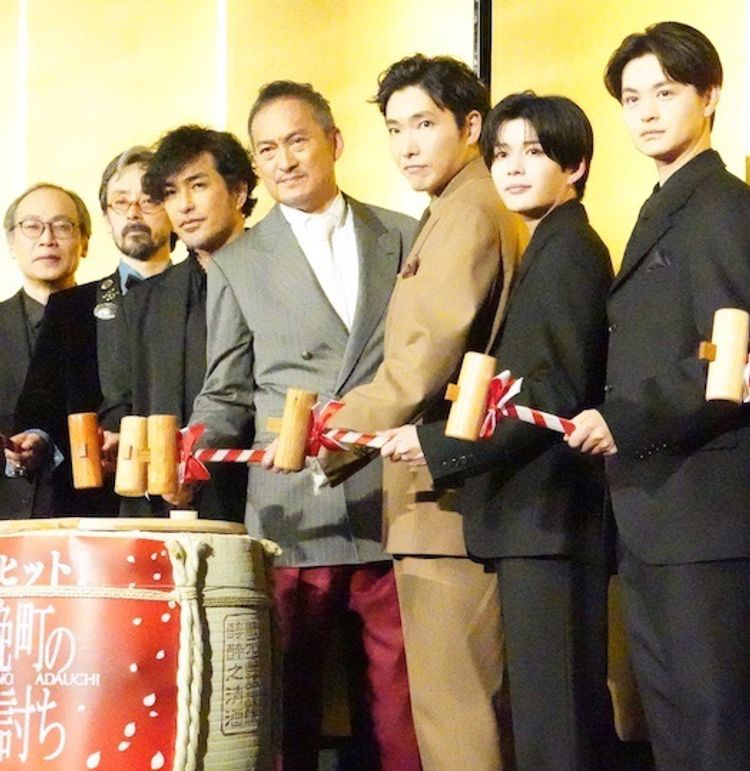 柄本佑、『木挽町のあだ討ち』撮影時の渡辺謙の行動について質問！長尾謙杜は「時代劇沼にハマって」と笑顔