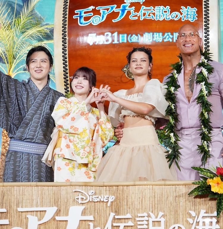 『モアナと伝説の海』ドウェイン・ジョンソン「皆さんの愛情表現は格別」“神対応”連発で会場熱狂！750人のファンを魅了