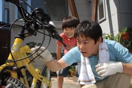 ぼくとママの黄色い自転車 メイン画像