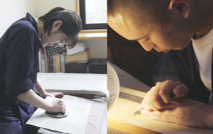 バレンと小刀　時代をつなぐ浮世絵物語