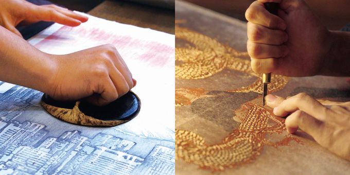 バレンと小刀　時代をつなぐ浮世絵物語