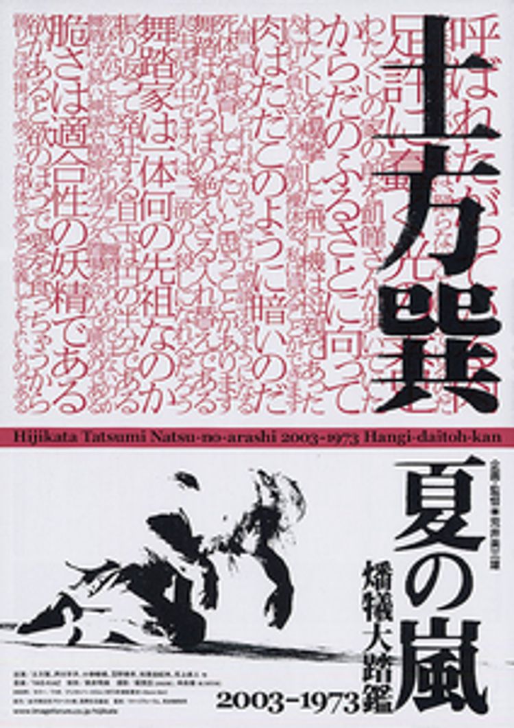 土方巽 夏の嵐 2003-1973燔犠大踏鑑 ポスター画像