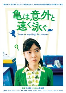 亀は意外と速く泳ぐ
