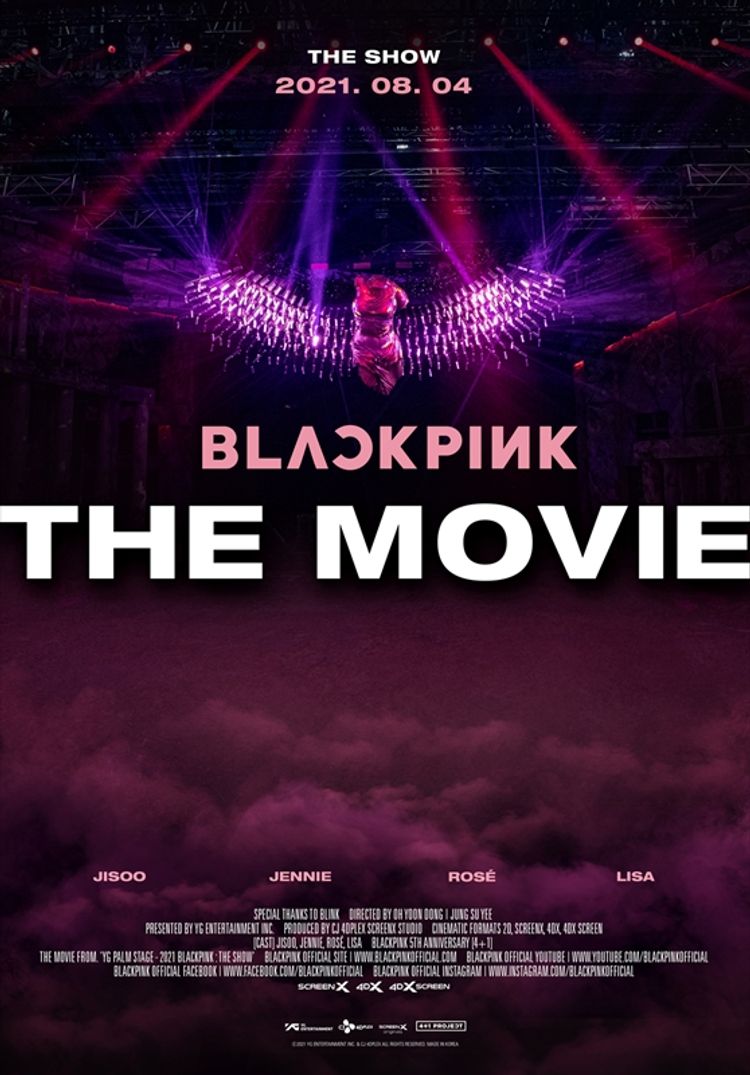 BLACKPINK THE MOVIE ポスター画像