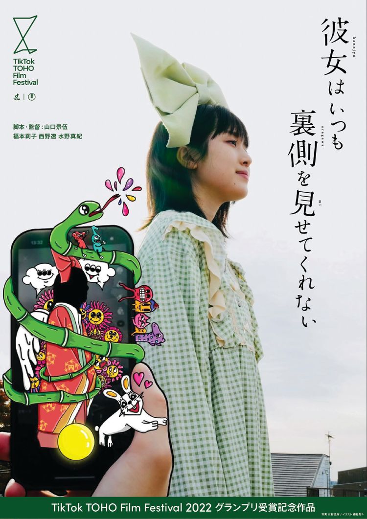 彼女はいつも裏側を見せてくれない ポスター画像