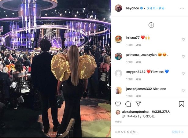 ジェイZと共にゴールデン・グローブ賞授賞式で遅刻したことが大きな話題に