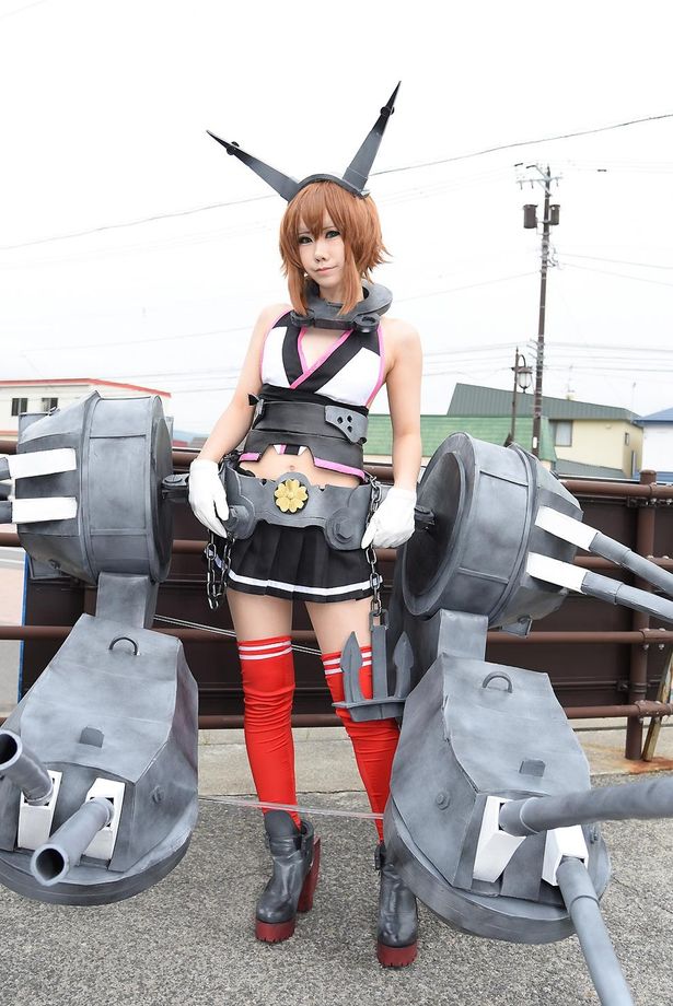 「艦隊これくしょん -艦これ-」の陸奥に扮するユンさん