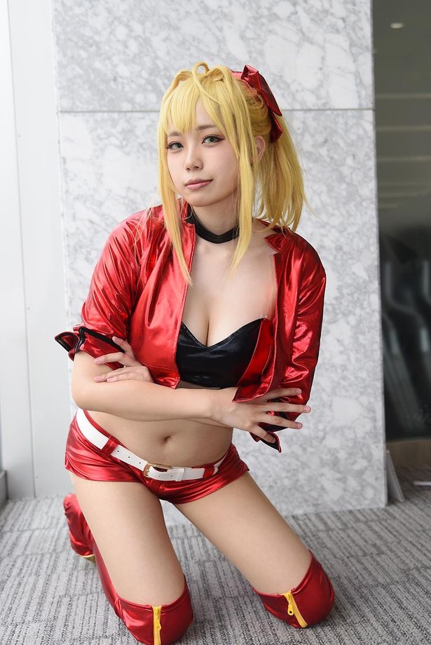 「TYPE-MOON RACING」のネロ・クラウディウスに扮する くおんさん