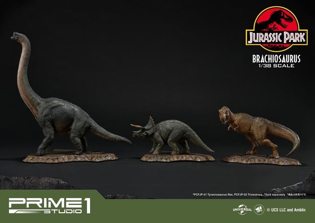 価格も手が出しやすいのでそろえたい！（「プライムコレクタブルフィギュア ジュラシック・パーク ブラキオサウルス」）
