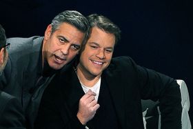 映画での共演以来、親しい友人関係にあるジョージとマット