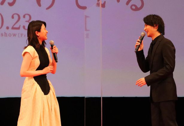 『きみの瞳(め)が問いかけている』舞台挨拶の様子