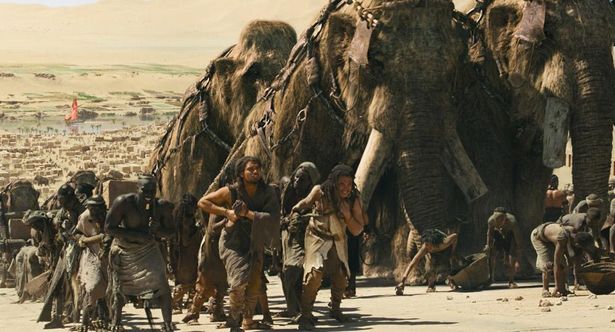 マンモスやサーベルタイガーなど古代生物を圧巻のVFXで再現(『紀元前1万年』)