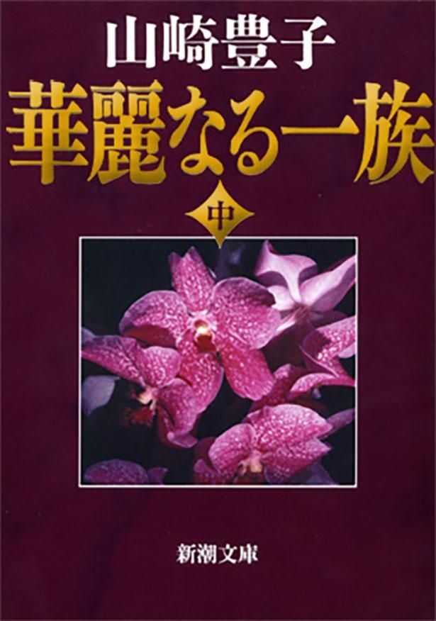 山崎豊子『華麗なる一族(中)』（新潮文庫刊）