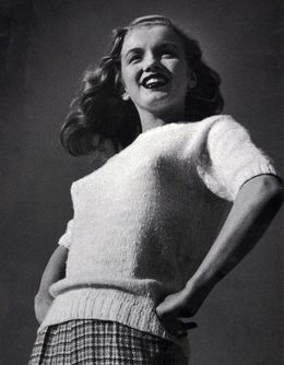 20歳当時、初めて仕事で写真撮影を行った際のマリリン