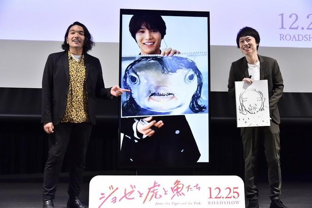 アニメ映画『ジョゼと虎と魚たち』大ヒット祈願イベント in 海遊館」が開催