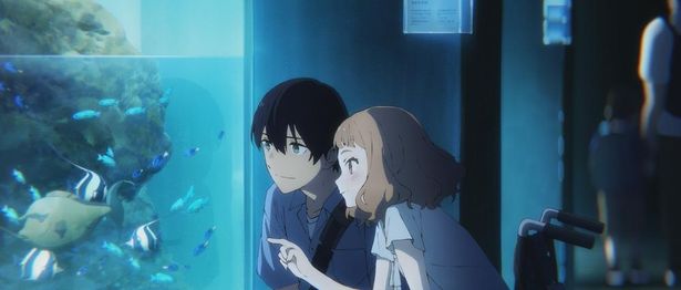 水族館でジョゼに魚の名前を教える恒夫