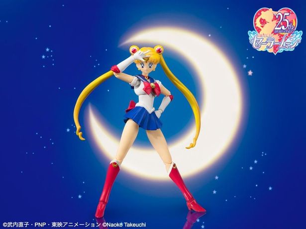 テレビアニメ版のカラーリングを施したアイテムも発売中！(「S.H.Figuarts セーラームーン-Animation Color Edition-」)