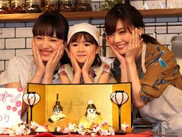 倉科カナ、清原果耶、新津ちせがお料理に挑戦！