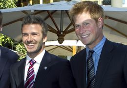 ヘンリー王子とデイヴィッド・ベッカムの生え際が激似？