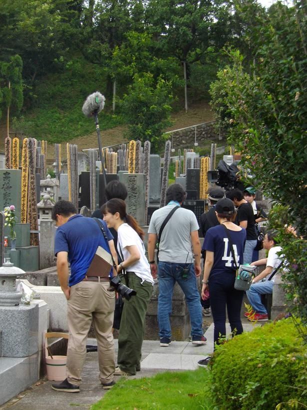 善生寺の墓地でも撮影