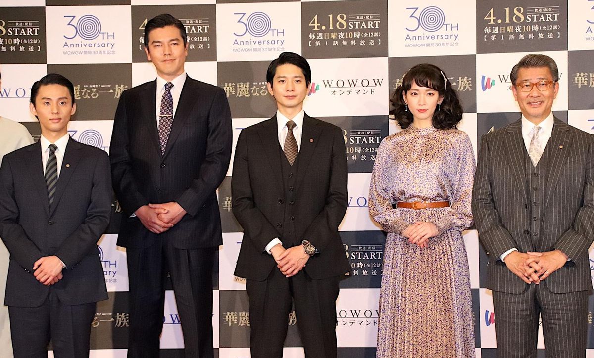 中井貴一主演「連続ドラマW 華麗なる一族」向井理＆藤ヶ谷太輔が