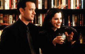 書店や本棚を背景にしたシーンが満載の『ユー・ガット・メール』