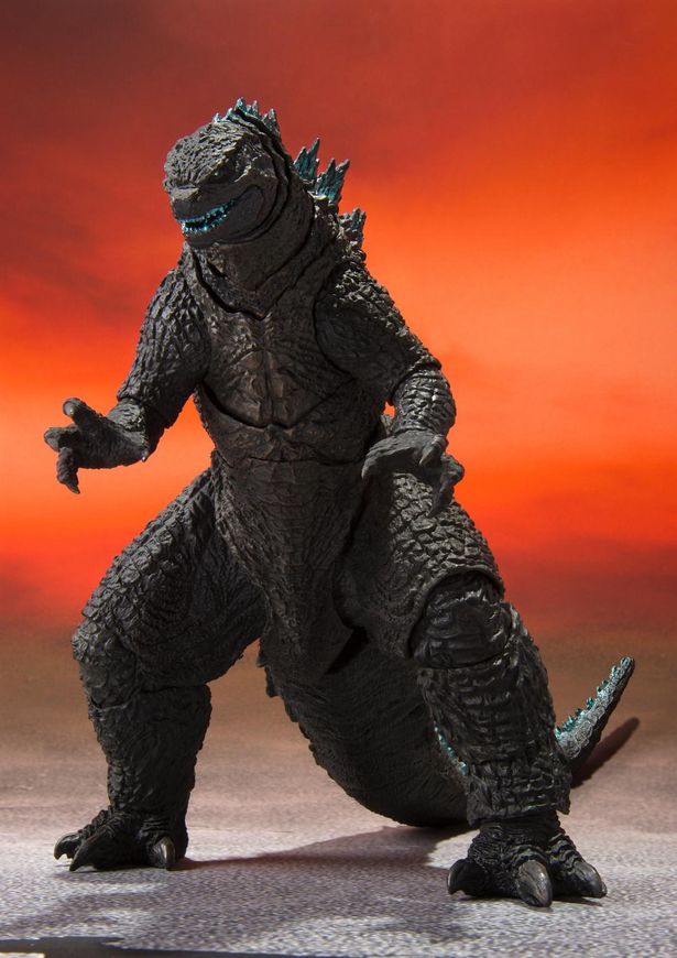 【写真を見る】劇中さながらのクオリティ！ハリウッド「ゴジラ」のフィギュアをチェック(「S.H.MonsterArts GODZILLA FROM GODZILLA VS. KONG (2021)」)