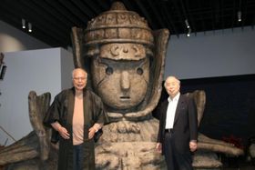 「妖怪大戦争展2021 ヤミットに集結せよ！」で「大魔神」像の除幕式が開催