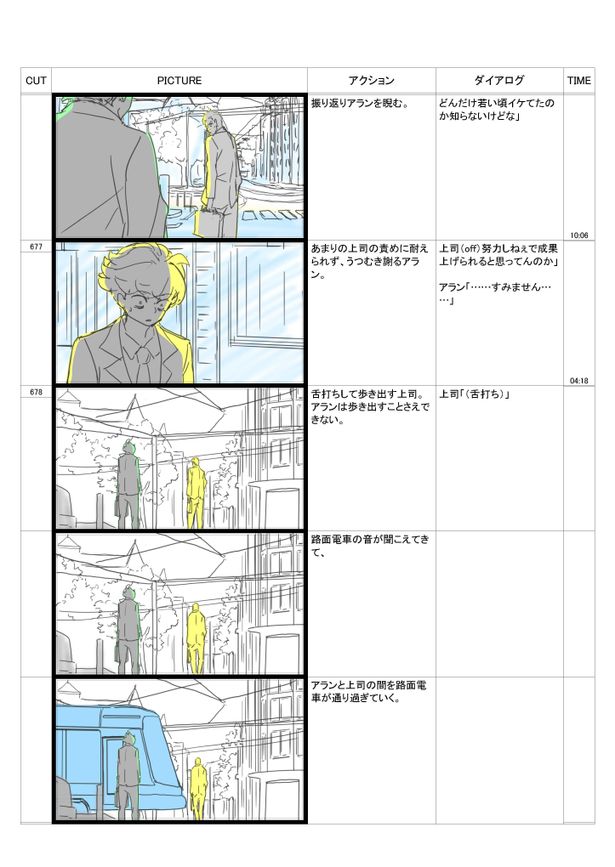 回想扱いとなった場面