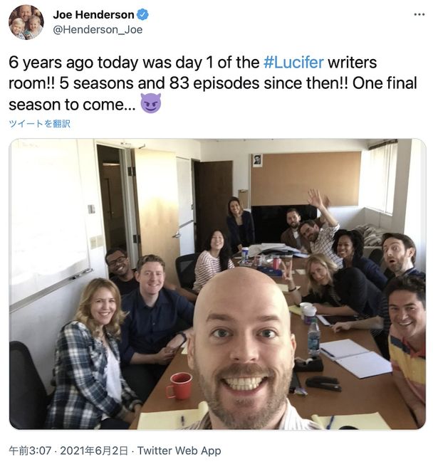 Netflixシリーズ「LUCIFER/ルシファー」でショーランナーを務めてきたヘンダーソン
