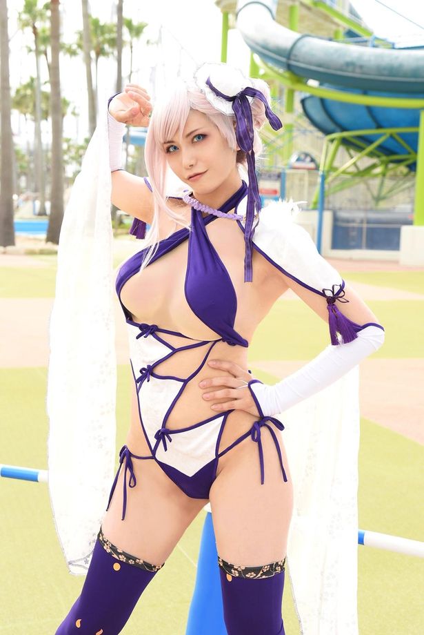 「Fate/Grand Order」の宮本武蔵に扮する にやにやさん