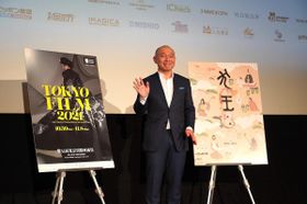 東京国際映画祭での『犬王』ジャパンプレミア上映後のティーチインイベントに登壇した湯浅政明監督