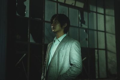  新興宗教団体“新真理会”のリーダー、チョン・ジンス役を務めるユ・アイン(写真は「地獄が呼んでいる」)