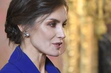 スウェーデンで行われた晩餐会に出席したレティシア王妃