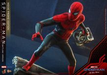 最新作に登場する様々なスパイダーマンがフィギュアで大集結！(「【ムービー・マスターピース】『スパイダーマン：ノー・ウェイ・ホーム』1/6スケールフィギュア スパイダーマン(バトル版)[プロモ・エディション]」)