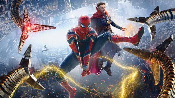 『スパイダーマン：ノー・ウェイ・ホーム』ではピーターを助けようとしたドクター・ストレンジ(ベネディクト・カンバーバッチ)がマルチバースの扉を開いてしまう