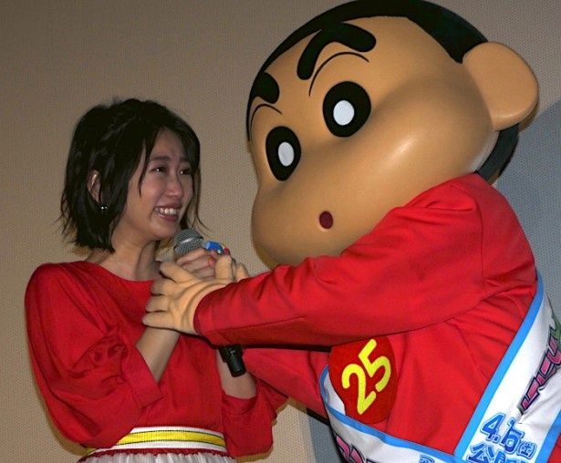 しんちゃんも志田の涙に感激