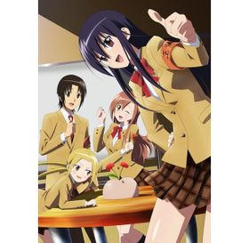 「劇場版 生徒会役員共」のキービジュアルには、生徒会メンバーである天草シノ・津田タカトシ・七条アリア・萩村スズの姿が！