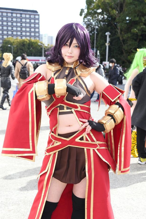 「Fate/Grand Order」のヘファイスティオンに扮する林檎飴さん