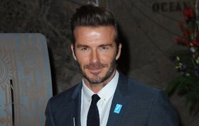 新たな家族を迎え入れたベッカム一家