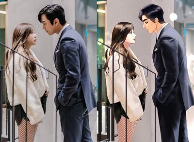 原作とそっくり似ていて話題になっている「社内お見合い」のキム・セジョンとアン・ヒョソプ