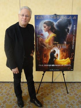 映画「美女と野獣」PRイベントで来日したアラン・メンケン氏