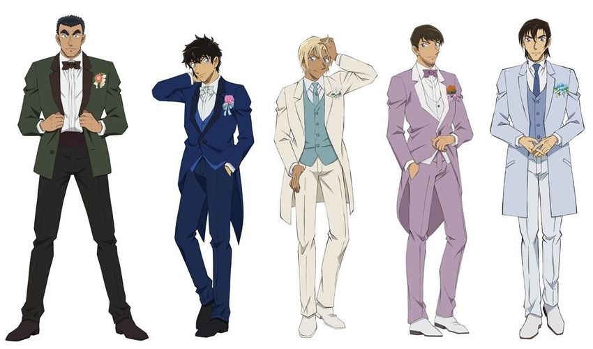 降谷零は白タキシード！『名探偵コナン ハロウィンの花嫁』“警察学校組”がウェディングビジュアル披露