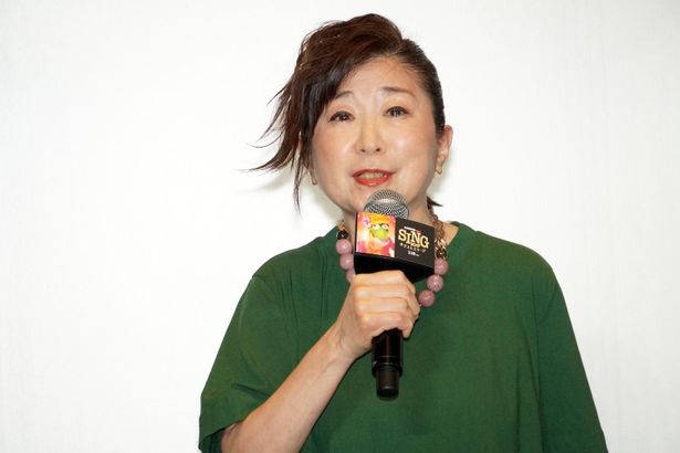 『SING／シング：ネクストステージ』初日舞台挨拶に登壇した田中真弓