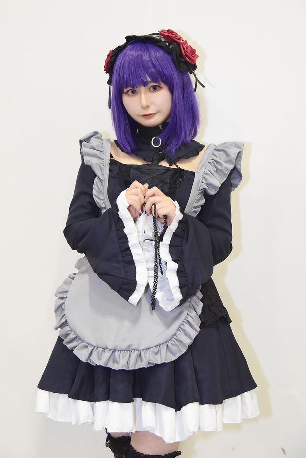 「その着せ替え人形は恋をする」の喜多川海夢(衣装：黒江雫)に扮する えまりんさん