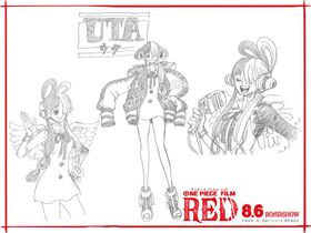 謎の少女の正体は…“赤髪のシャンクスの娘”だった！『ONE PIECE FILM RED』特報映像＆主要キャラの設定画も