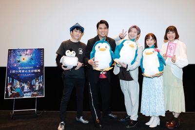 「輪るピングドラム」劇場版2部作前編の舞台挨拶が開催
