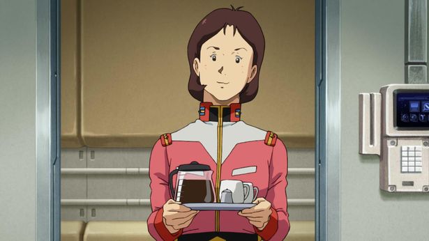 上層部の司令に翻弄されるブライトを優しく見守るミライ・ヤシマ