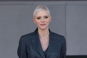 シャルレーヌ公妃がラグビーを観戦